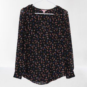 Candie's Roll-Tab Blouse